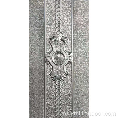 Piel de puerta de metal estampado de diseño elegante